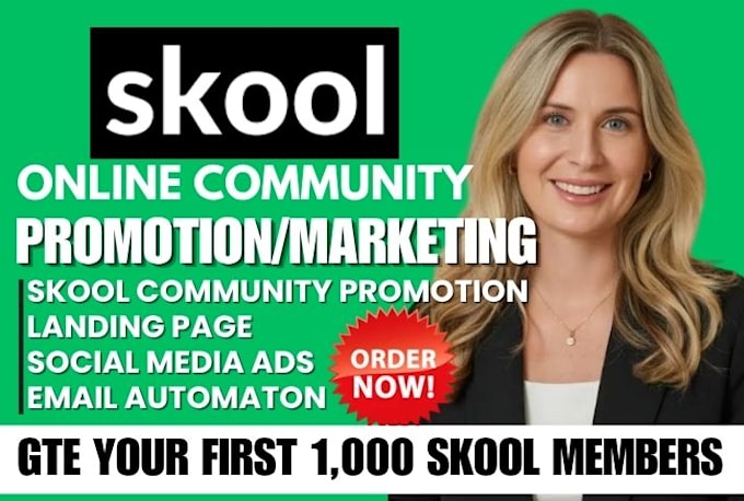 do skool community promotion, promote skool for member growth and engagement