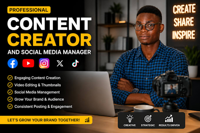 content creator and social media manager