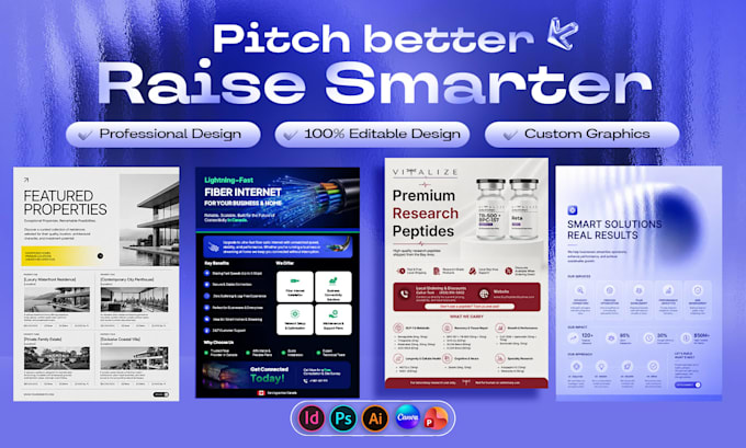 design modern one pager, business one pager, marketing flyer or pitch deck flyer