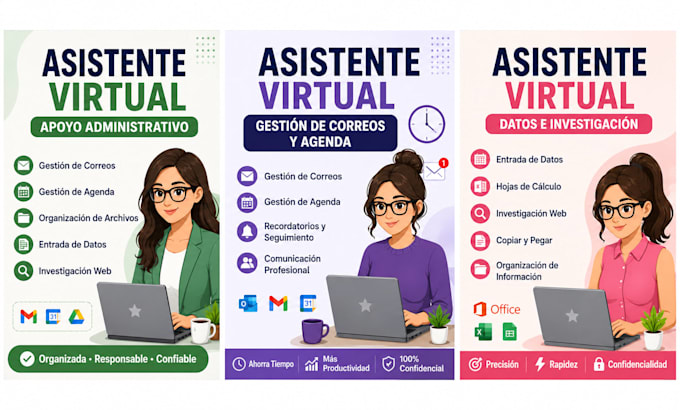 be your virtual assistant for admin support email management and data entry