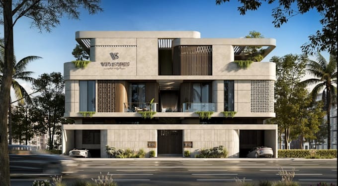 remodel architectural house elevation, modern villa design,bespoke luxury facade