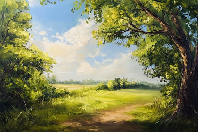 landscape oil painting art