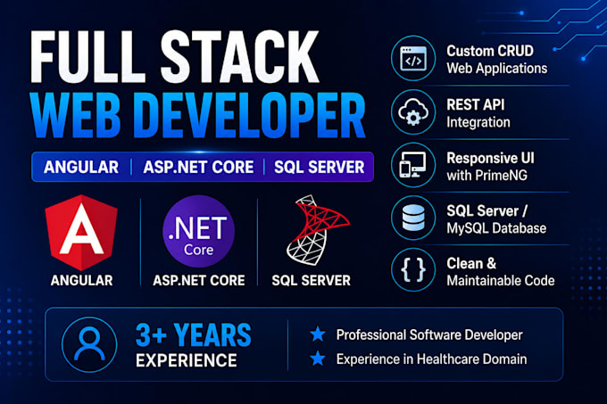 create a net core rest API with database integration