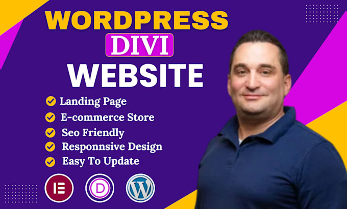 build a responsive wordpress divi website as a divi expert using divi builder