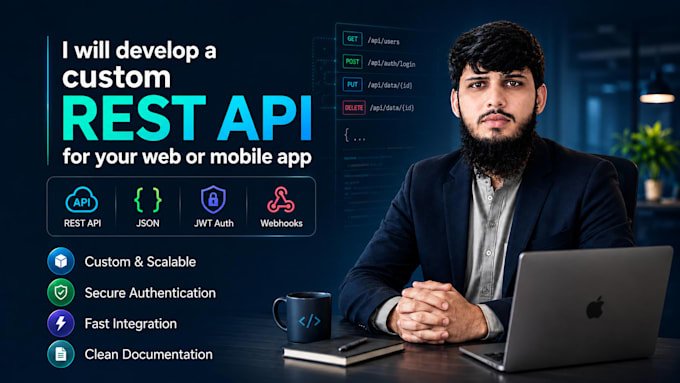 develop a custom rest API for your web or mobile app