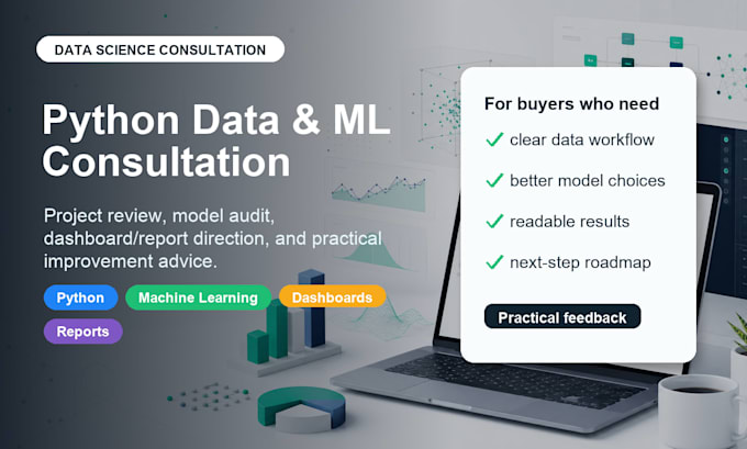 build python data analysis, ml models and dashboards