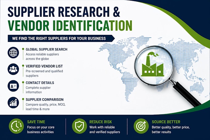 source reliable suppliers and vendors for your business