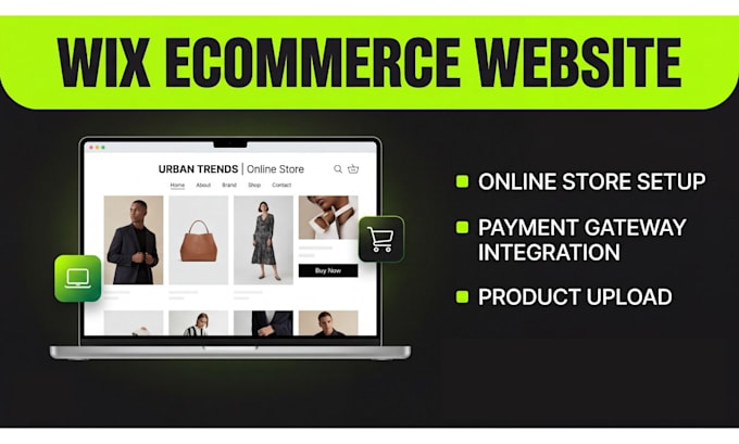 design wix ecommerce store, wix dropshipping website for your business