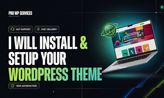 install wordpress theme with demo import and full configuration