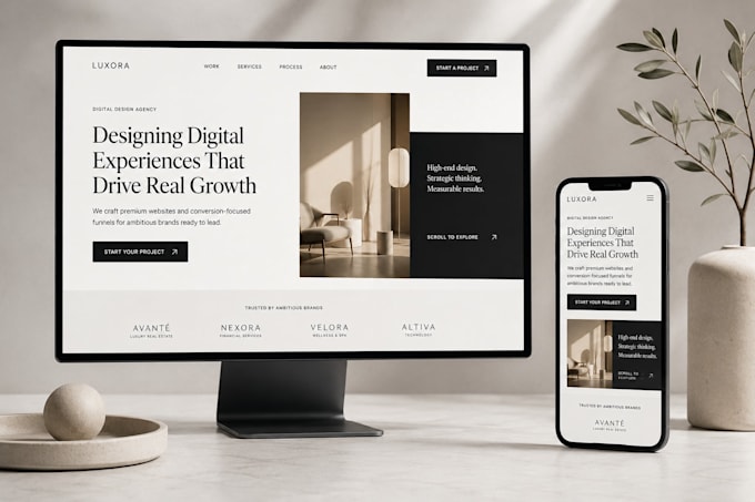 design a premium gohighlevel website or sales funnel