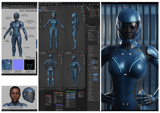 be your expert 3d character artist and sculptor