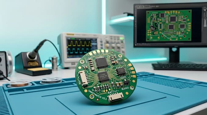design custom smartwatch pcb and wearable electronics hardware