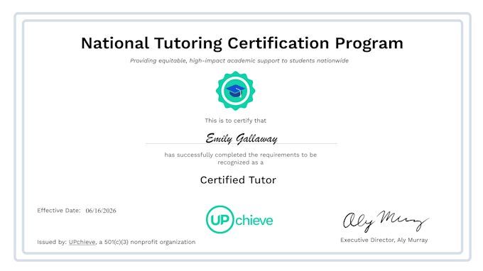 tutor students in science, history, and basic math