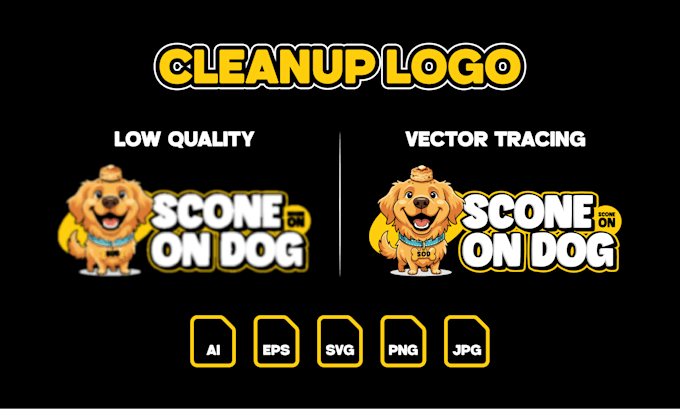 cleanup logo, redraw, recreate, and do vector tracing