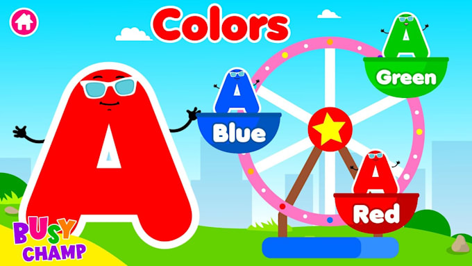 create educational 2d kids learning videos