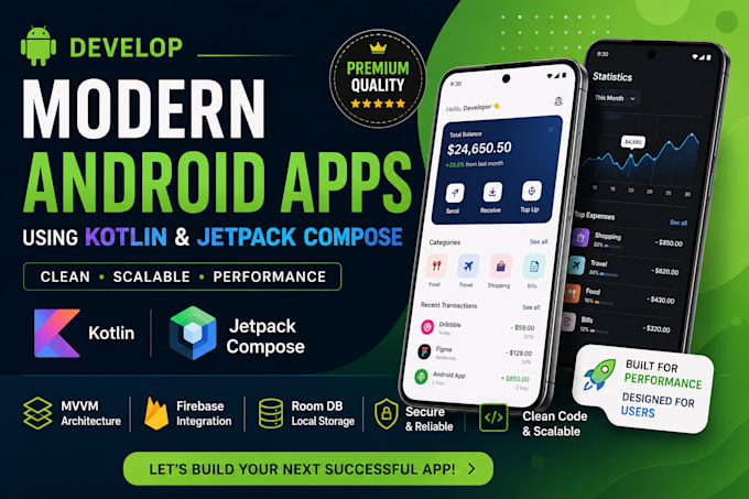 build a professional android app with kotlin and jetpack
