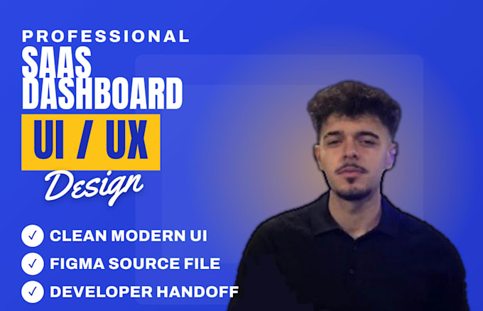 design saas dashboard UI UX for your web app in figma