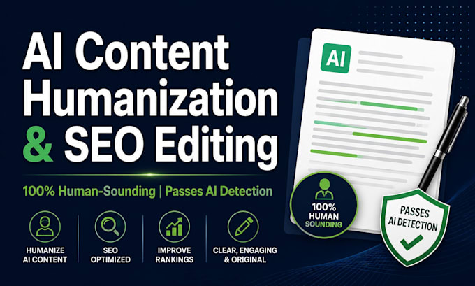 humanize ai content and edit it for SEO and natural flow