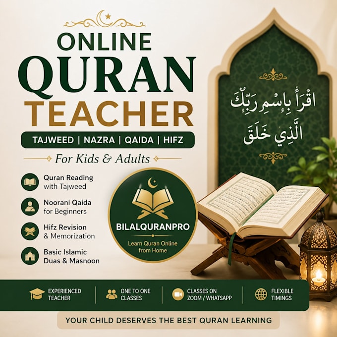 teach quran online with tajweed