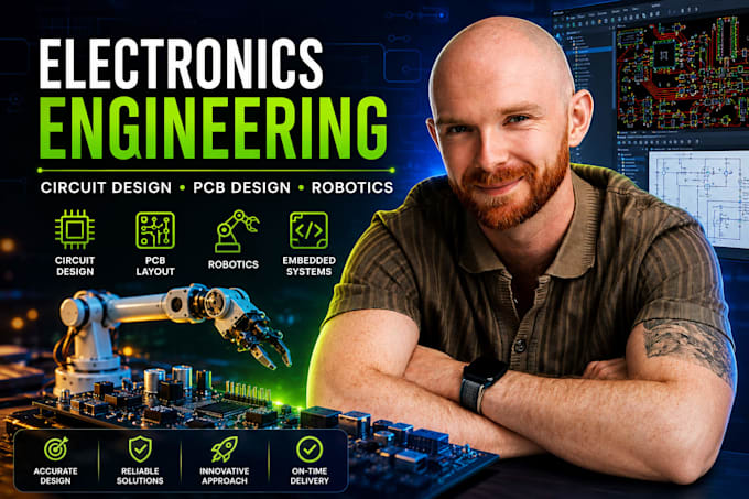 do electronics engineering circuit design, pcb electrical engineering, robotics