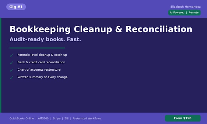 fix and reconcile your books