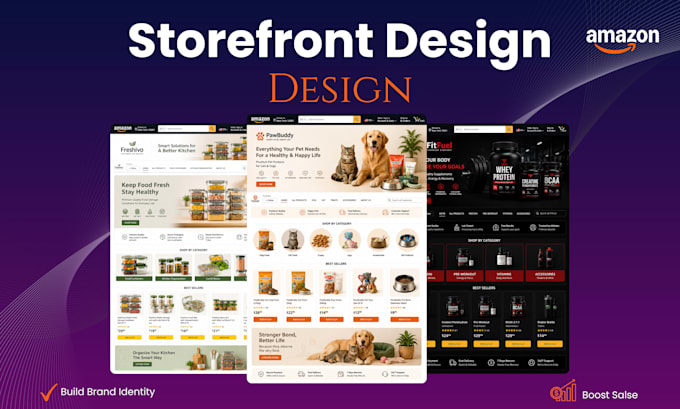 do a premium amazon storefront design