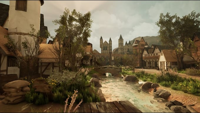 design professional levels, map and environment in unreal engine 5