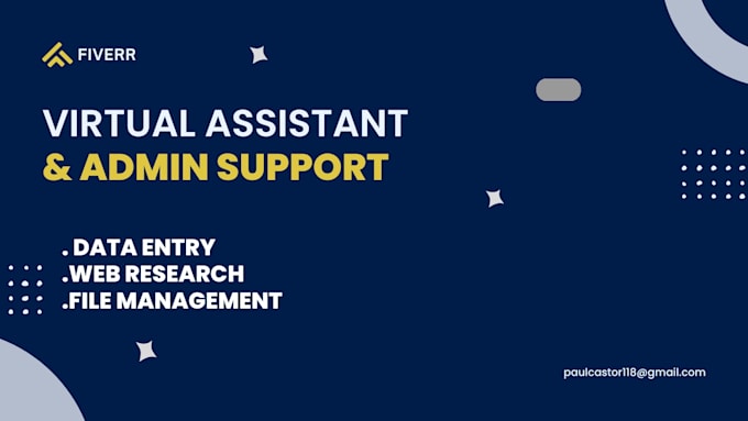 do virtual assistant and administrative tasks
