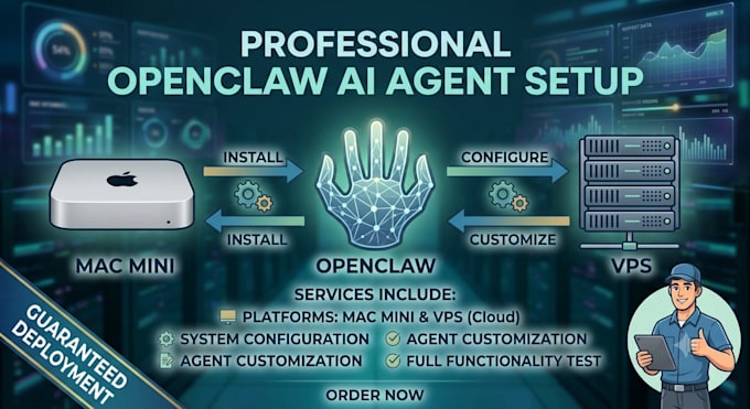 install, configure, customize your openclaw ai agent on mac mini or vps