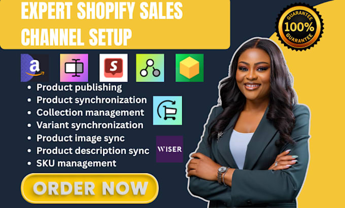 setup shopify sales channel shopify inbox shopify flow cedcommerce discounty