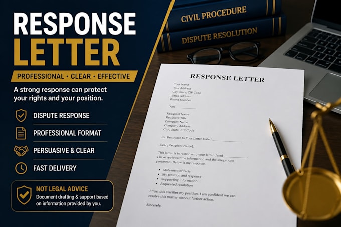 prepare a strong response to a demand letter or complaint