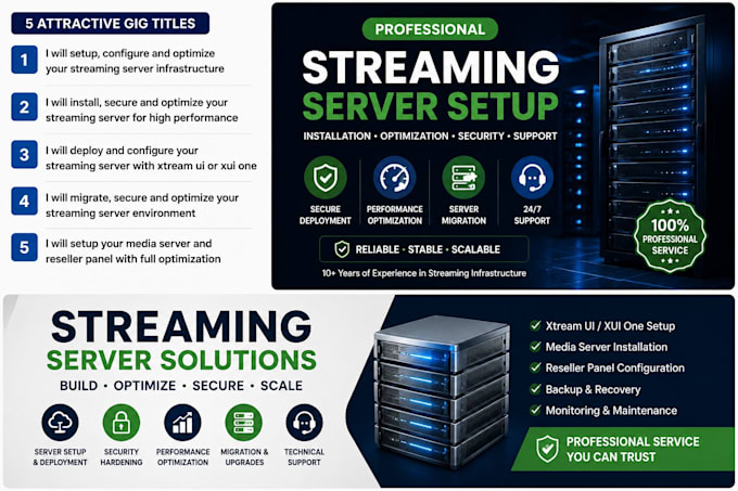 setup, configure, secure, and optimize your streaming server infrastructure