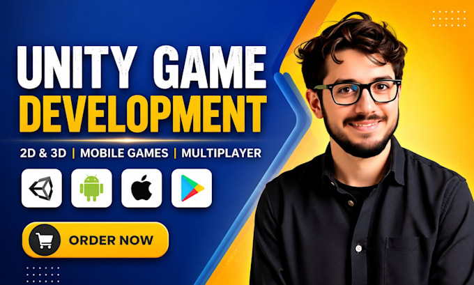 do unity game development for your 2d 3d android game or mobile game