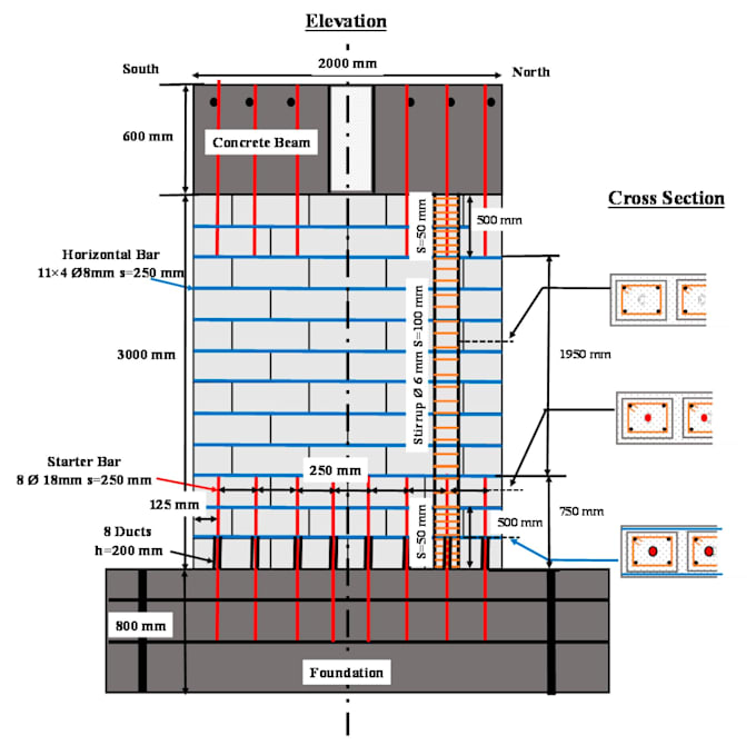 design cmu retaining walls with structural calculations and cad drawings