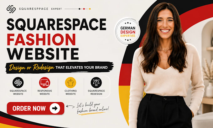 redesign luxury squarespace fashion website design clothing website development