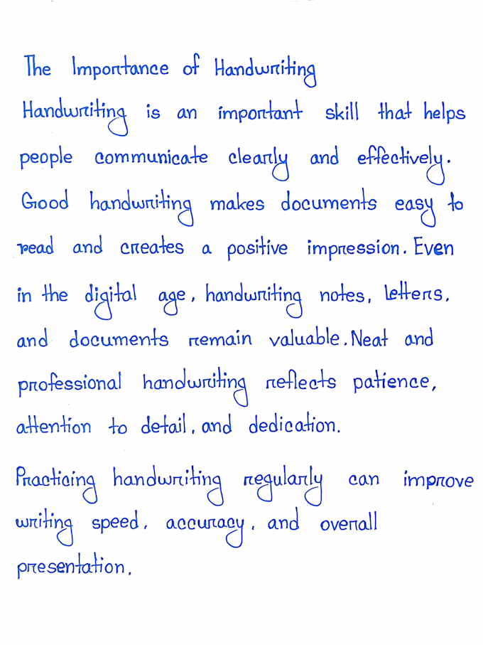 do neat and beautiful handwritten notes