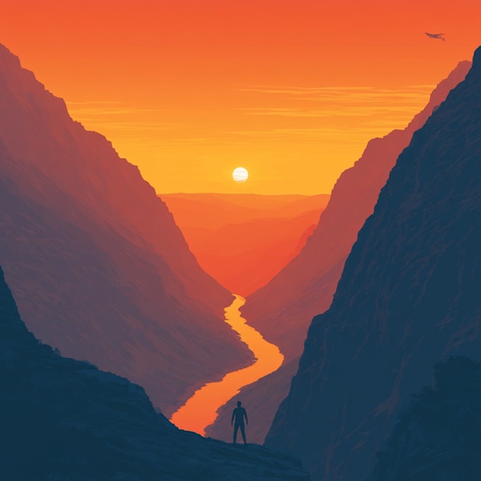 design an amazing minimalist travel poster
