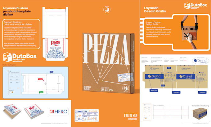 create print ready packaging layout and dieline