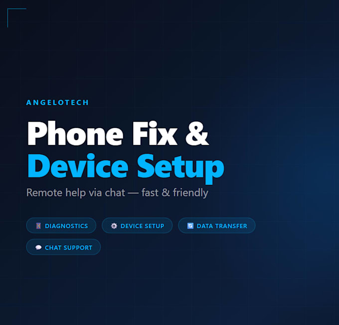 diagnose your device issue or setup your new device