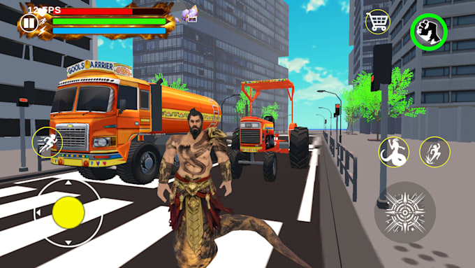 do a open world mobile game