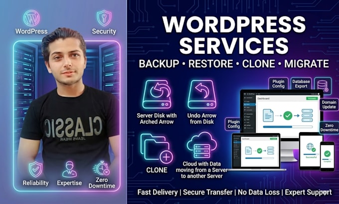 backup, restore, clone, and migrate your wordpress website
