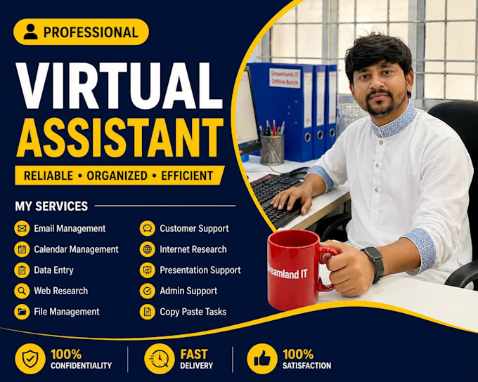 be your reliable virtual assistant for data entry
