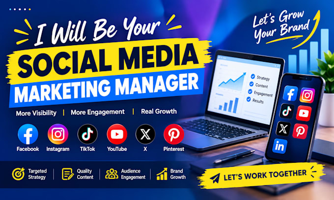 be your social media marketing manager