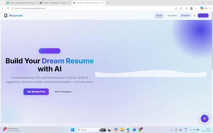 build a modern responsive website or web application