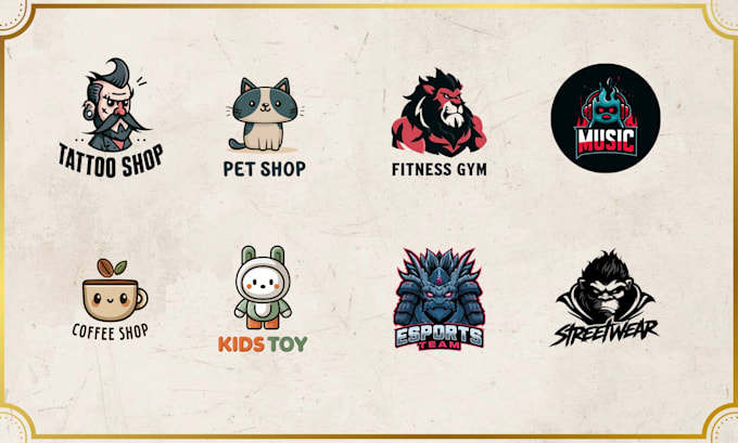 custom mascot logo design for your brand