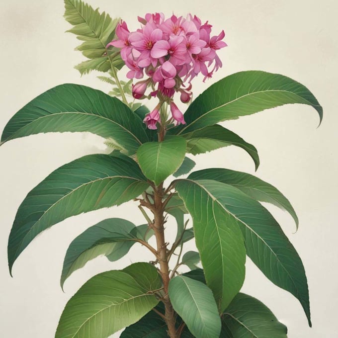 draw botanical illustration art for you