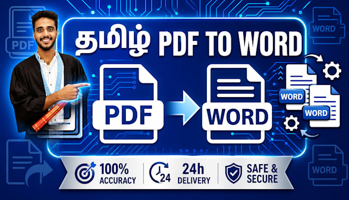 do tamil pdf to word typing and document conversion service