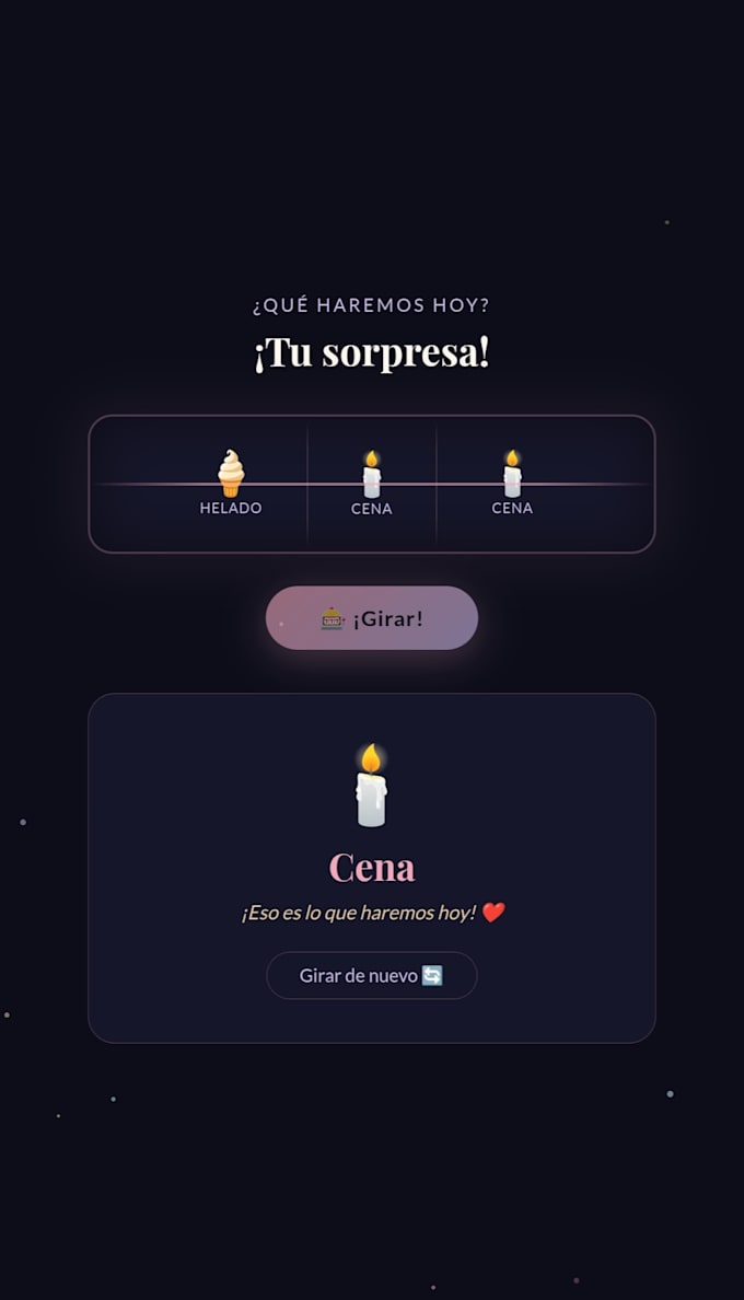 create a custom birthday or anniversary surprise website