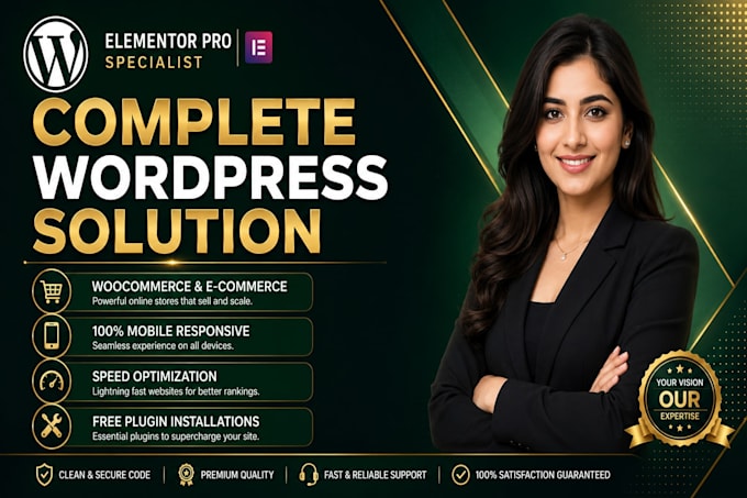 do wordpress website design, development, and ecommerce solutions
