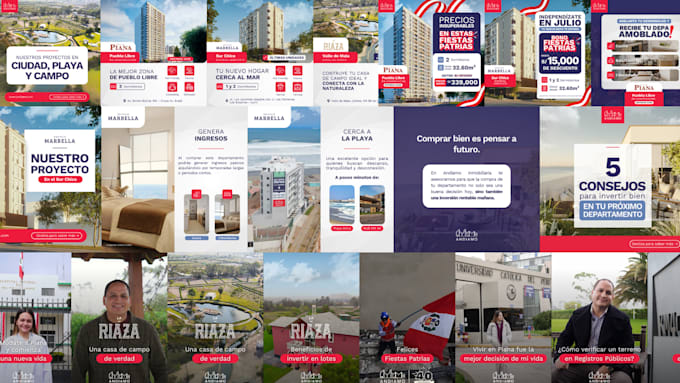design 5 instagram posts with copy and visual identity
